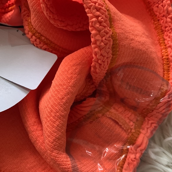 NWT Hunza G duo bikini set in orange one size - Picture 9 of 10